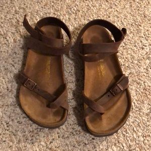 Birkenstock Yara Oiled Leather sz 38 ~ Free People
